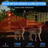 Rechargeable Solar Lamps Multifunctional Security Alarm Siren Solar Alarm  Field Security