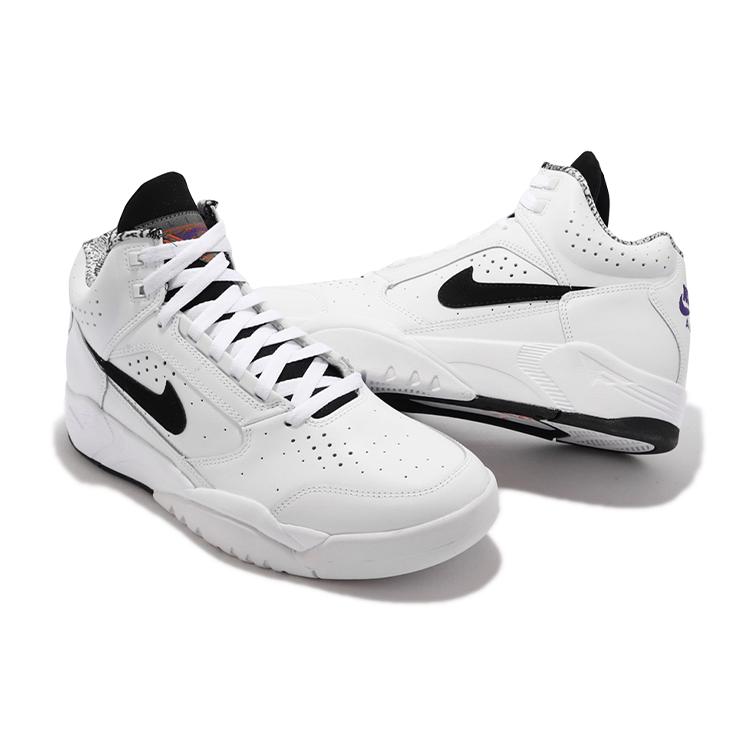 Nové Nike Air Flight Lite II Mid Bílé Černé 2021 DJ2518-100