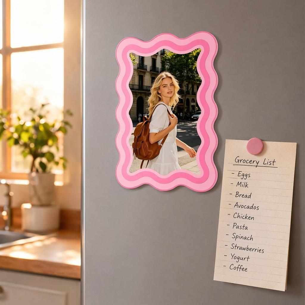 Personalisierter Kühlschrankmagnet mit Foto, Personalisierter Bildmagnet, Niedliche Wohnküchen-Dekoration, Angepasster Kühlschrankmagnet,