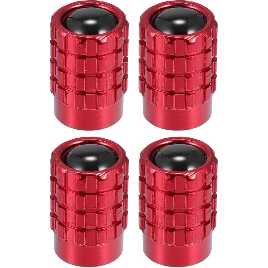 Motoforti Universal Tire Valve Stem Caps Valve Stem Covers for Car SUV Trucks Motorcycles,17mm, Aluminum Alloy, Blue, 4pcs