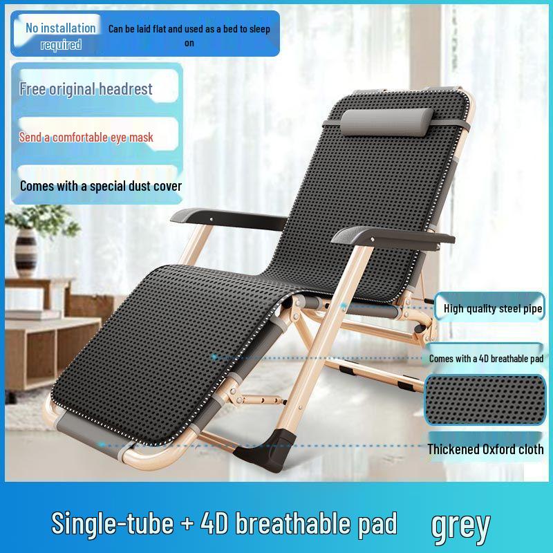 Folding Multi-functional Recliner Chair for Office, Beach, Home: Perfect for Nap and Lounge