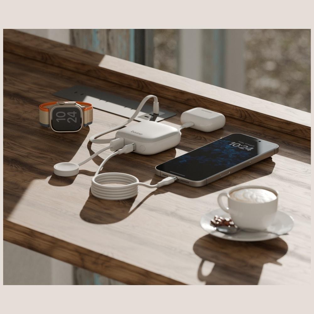PowerBank 4w1 Bazic Fusion 10000mAh      PD20W USB-C/Lightning czarny