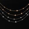 2m Copper Chains With CCB Peach Heart Charms Chains for Handmade DIY Necklace Bracelet Jewelry Making Chains