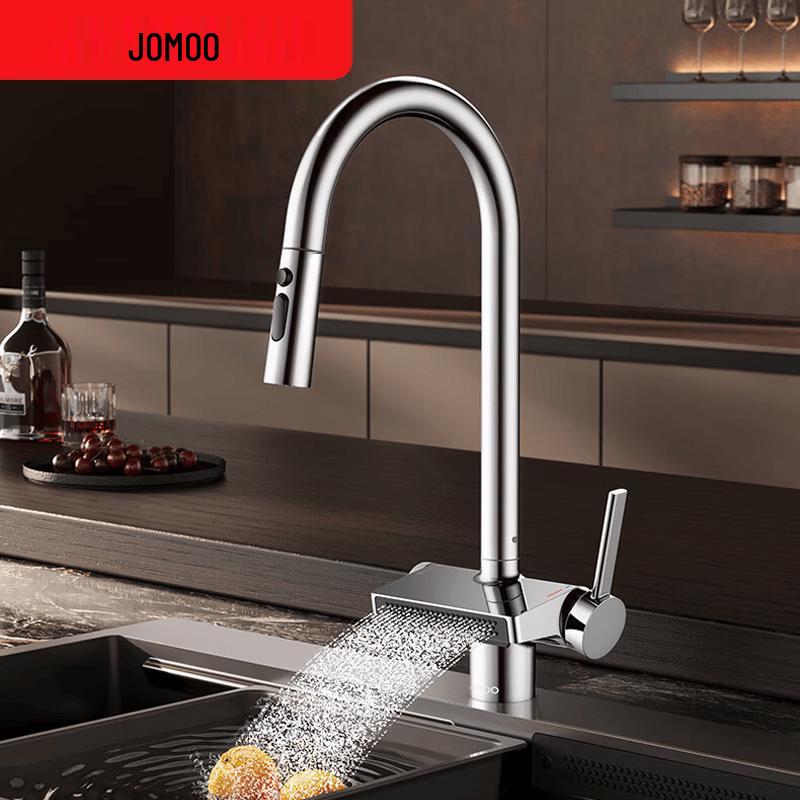 JOMOO Pull-Out Waterfall Kitchen Faucet