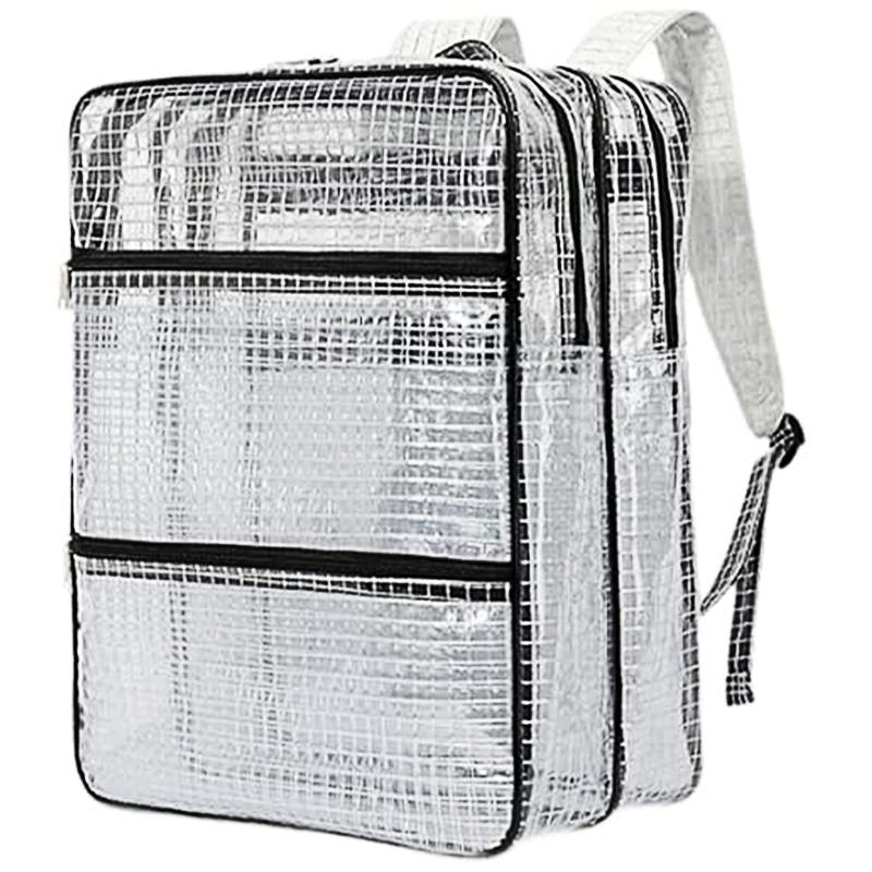 

Heavy Duty 18Inch Anti Statics Clear Tool Backpack Industrial Strength PVC Material Ergonomic Design For Professionals 1