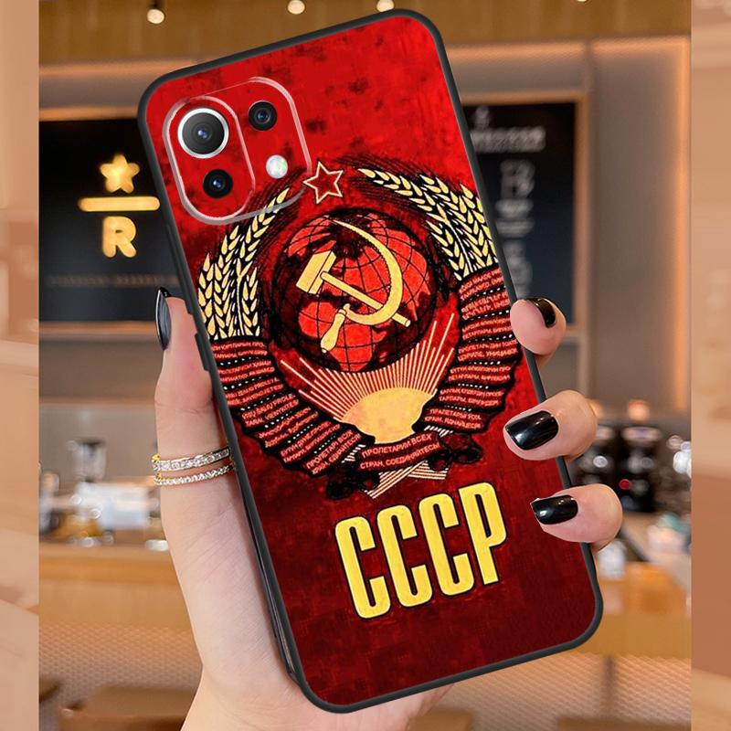 Soviet Union USSR Flag Case For Xiaomi 15 Ultra 14 13T 14T 15T Pro 17 Pro Max POCO F8 F7 F5 F6 X3 X5 X6 X7 Pro Cover