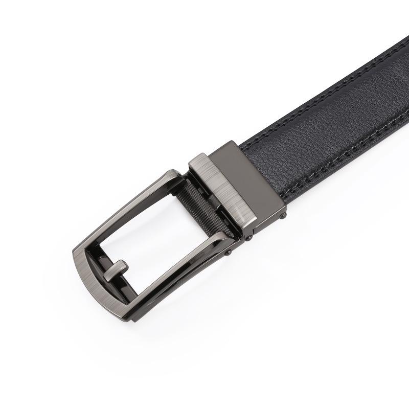 Męski Pasek Wysokiej Jakości z Automatyczną Klamrą - Modny, Prosty i Codzienny Styl