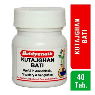 Asli Ayurved Kutajghan Bati 40 Tablets Pack Of 3 Natural Digestive Support Supplement