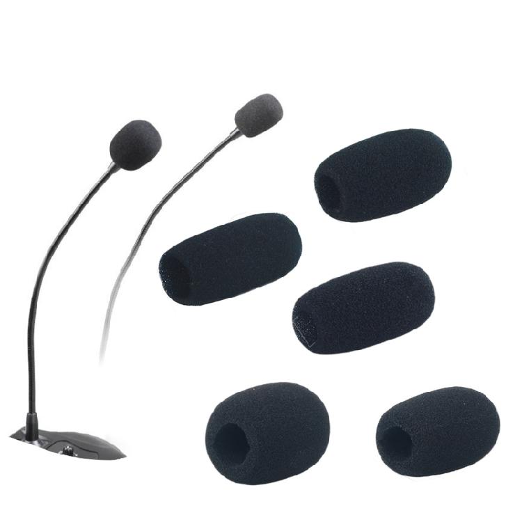Pack of 5 Microphone Sponges Covers Advanced Wind Foam Reduction Durability Design for Panel Discussions Speech Systems