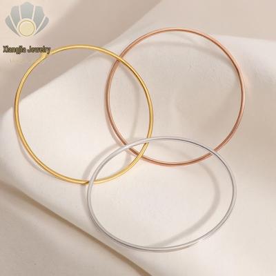 Tri-Color Titanium Steel Japanese-Korean Style Bracelet: Retro, Simple, Versatile Women's Jewelry