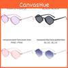 Summer Geometric Eyewear With Sunglasses For Travel Festivals And Casual Wear