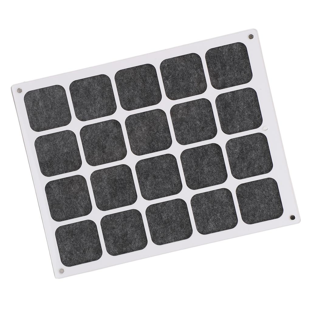 Medal Display Case Magnetic Transparent Cover Felt Pad Dustproof Pin Collection Display Box
