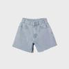 Women's Stylish Raw Edge Denim Shorts: Simple, Versatile Design for Popular European and US Markets