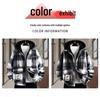 Trendy Winter Plaid Wool Coat for Boys (Ages 13-17) - Thickened, Plus Velvet