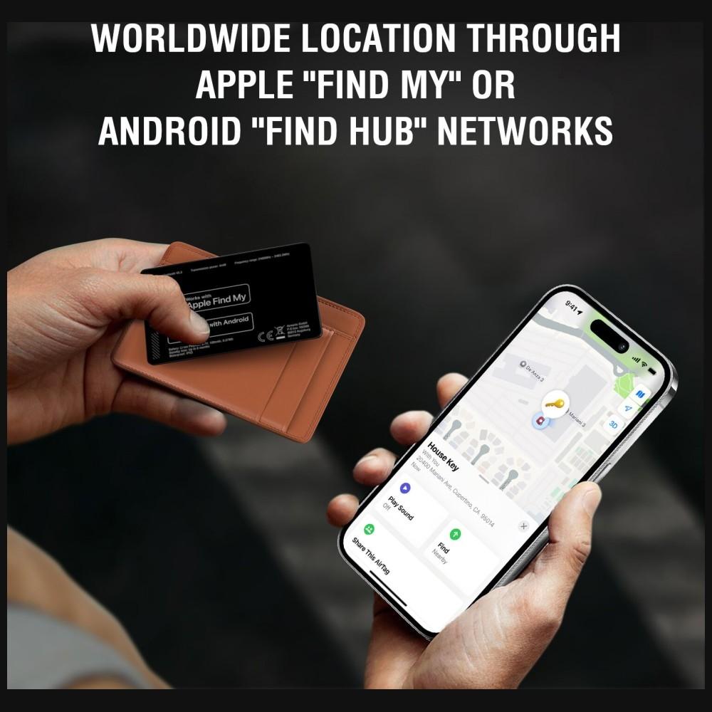 Lokalizator 4smarts SkyTag Card Duos     ReCharge czarny