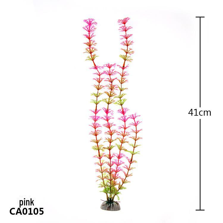 Fish Tank Decoration: Simulated Plant and Water Grass Silk Flower (CA)