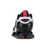Mizuno Icon Textile, Leather Slip Resistant, Abrasion Resistant, Breathable Low top Running Shoes Men's Black White Red D1GA212209