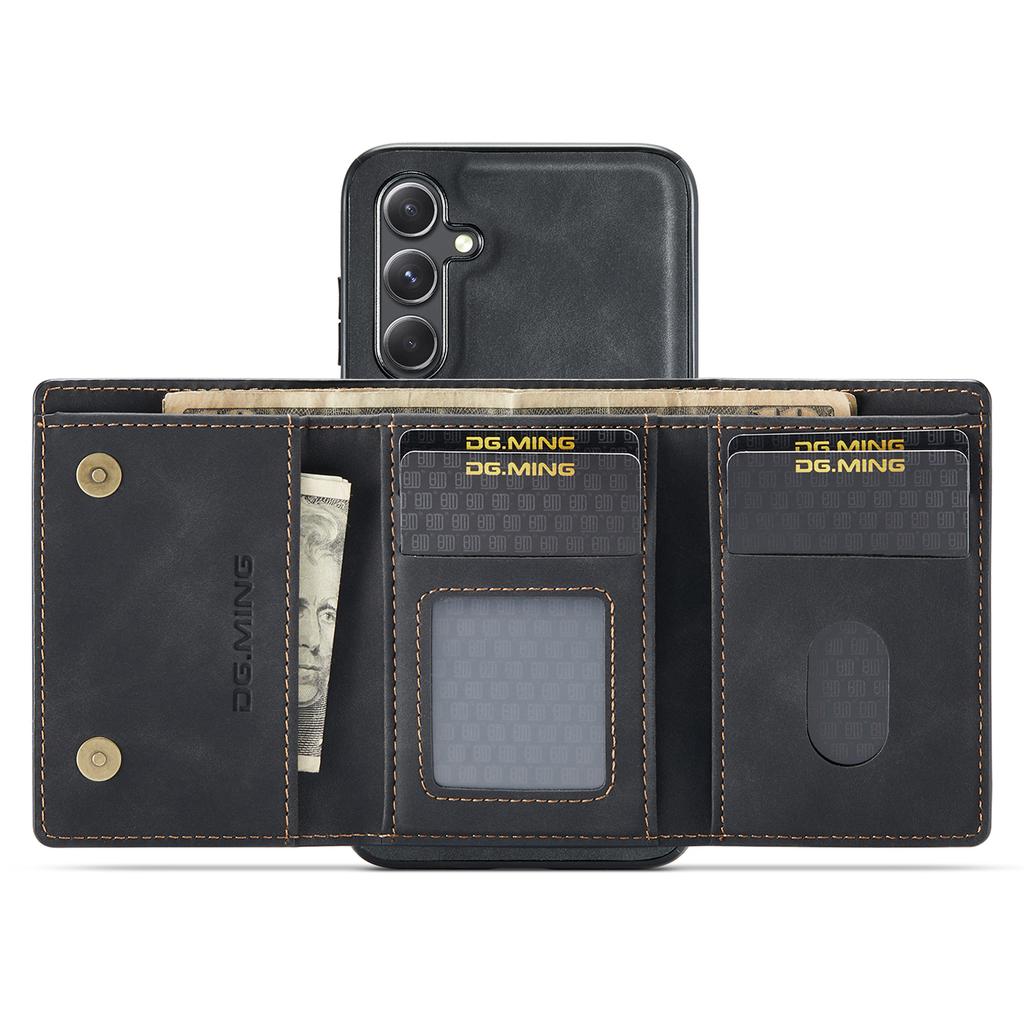 Für Samsung Galaxy A36 5G Hülle Ständer PU Handyhülle mit abnehmbarer Geldbörse