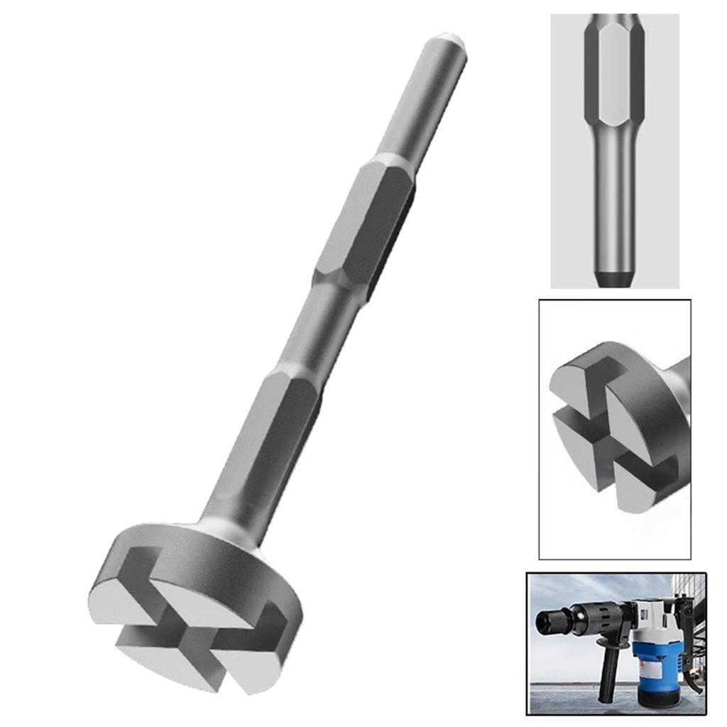 Ground Rod Driver Heavy Duty Alloy Drill Bit Driver Heavy Duty Hammer Rod Converter for Construction Industrial Use