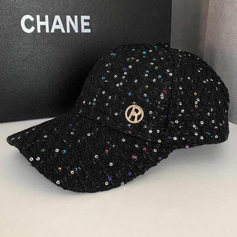 Hat Women's Summer Trend Cap Casual Sequins Spring Baseball Cap Sun Hat