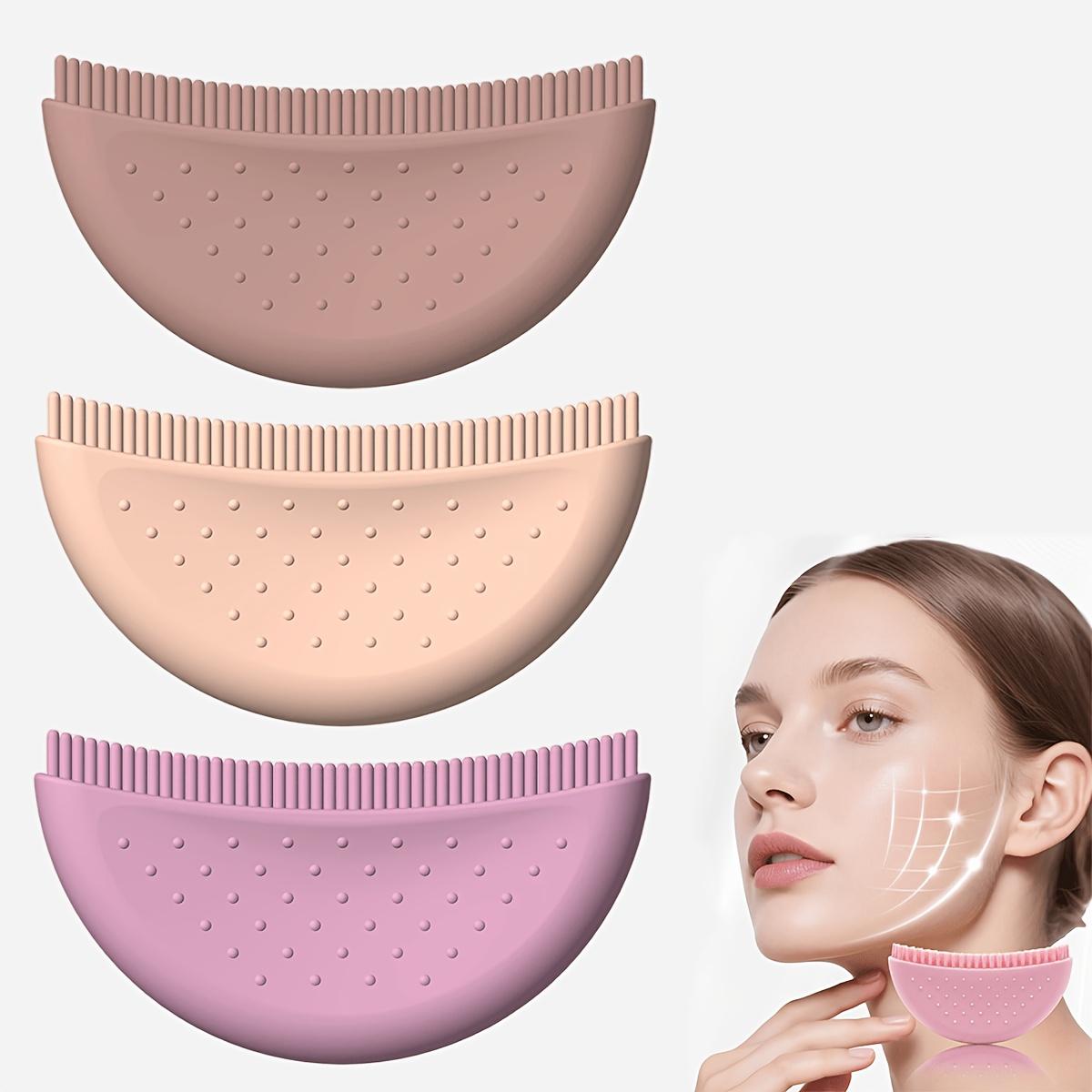 

2Pcs Silicone Facial Massage Brush Lymphatic Drainage Roller Jawline Sculpting Tool Ergonomic Face Cleansing Neck Care 2 pieces random colors
