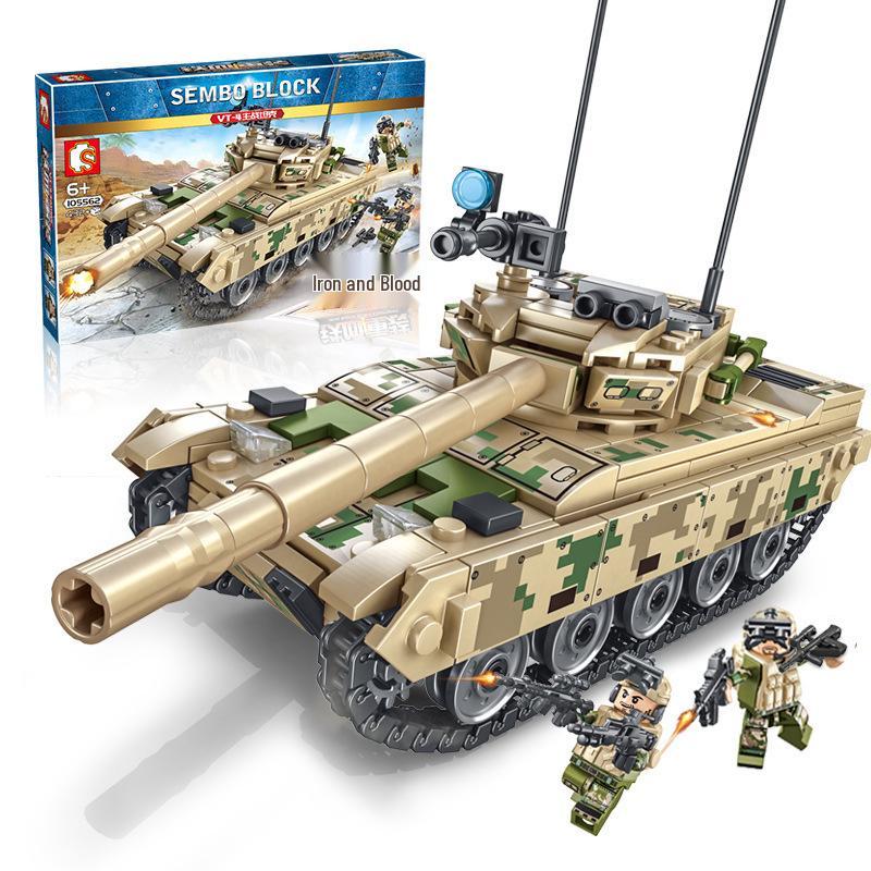 Sengbao 105562 Iron Blood VT-4 Main Battle Tank Series Children s Educational Building Blocks Toy 36 x 23.5 x 5.8 cm