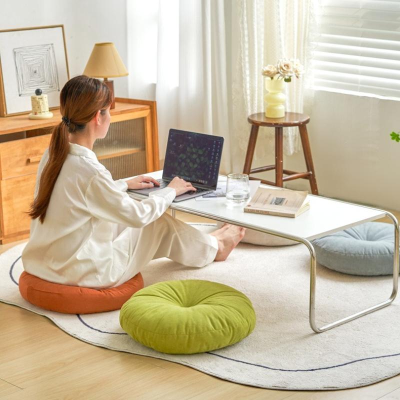 Chenille Round Floor Cushion Seat Pad PP Cotton Filled Meditation Tatami Pillow Soft Thick Chair Sofa Sitting Cushion