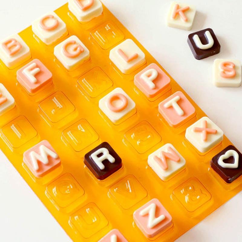 26 Letter of Alphabet Ice Cube Chocolate Making Tools Silicone Cake Candy Jelly Soap Baking Mold Cak