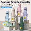 Compact UPF 50+ Sun & Rain Umbrella Ultralight Capsule Umbrella UV Protection Mini Five-fold Umbrella