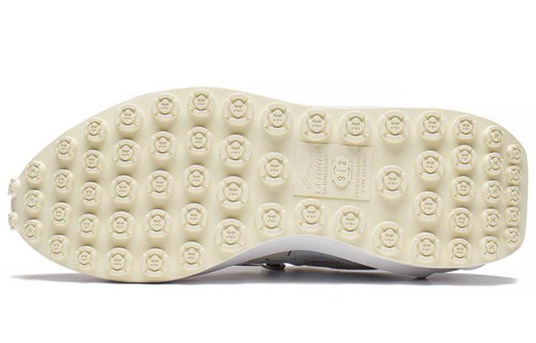 Li Ning Square And Round Textile, Leather Low top Cushioning Slip Resistant Abrasion Resistant Breathable Lightweight AGCS108-9