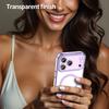Luxury Transparent Wireless Charging Magnetic For Magsafe Case For iPhone 17 16 15 Pro Max 14 Plus 17E 16E Shockproof Hard Cover