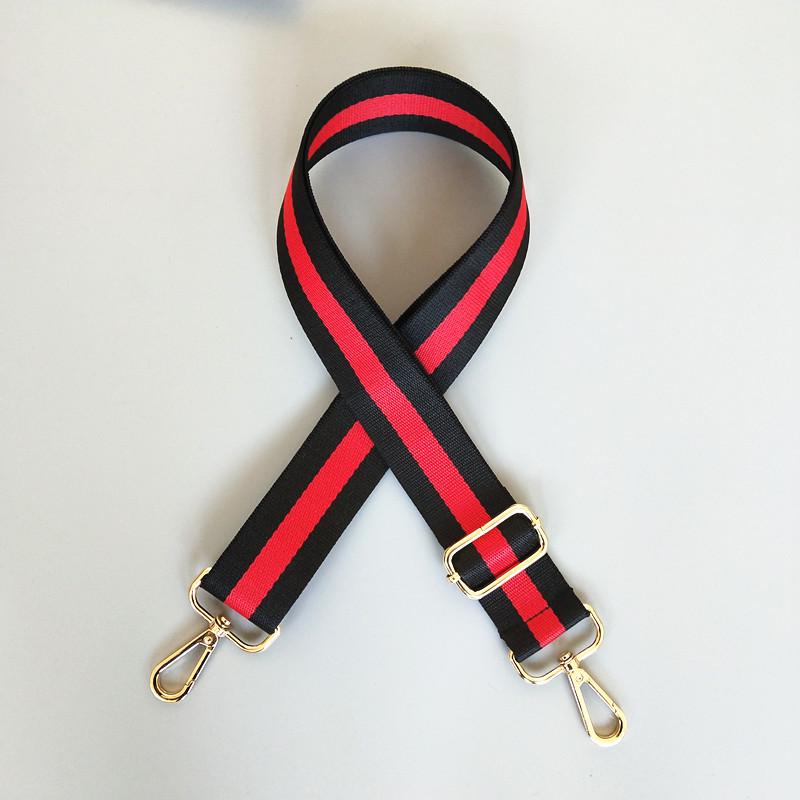 Correa de Bolso Cruzado Colorida Ajustable para Mujer - Correa de Hombro de Tejido Rayado Ancho Extendido
