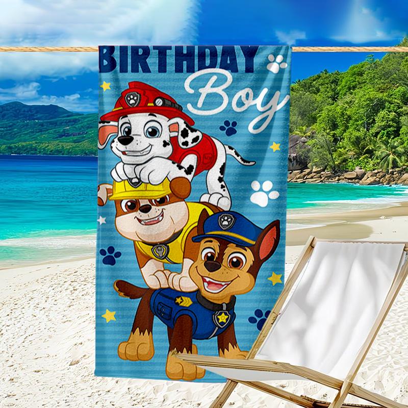 Paw Patrol: Heroic Rescue Microfiber Beach Towel, Lightweight And Quick-Dry, for Summer Travel, Beach Essential, Swimming Pool Outdoor