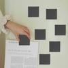300PCS Square Magnetic Sheets Self Adhesive Magnets Flexible Small Sticky Magnets Stickers for Household Refrigerator Office