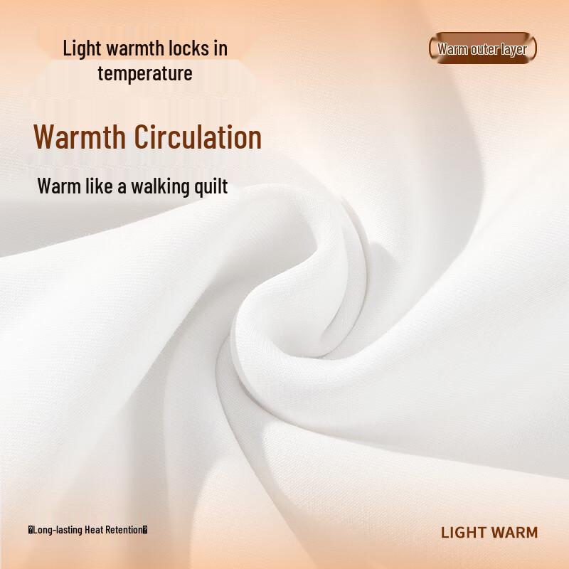 MINISO Men's Thermal Brushed Long Sleeve Pullover T-Shirt