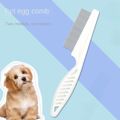 Pettine Demattante per Animali Domestici Pettine per Toelettatura in Acciaio Inossidabile per Cani e Gatti Rimuove Delicatamente il Sottopelo Morto Pettine per Pulci Proteggi Pettine per Pulci