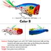4gMini Wave Lure Bait3cm6Color Feather Fake Bait Freshwater and Saltwater Universal for Bass and Perch