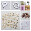 Door Number Plate 5cm Electroplated Abs Resin Silver Gold Bronze Black