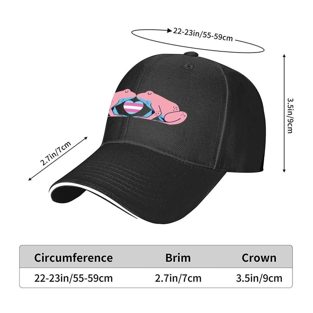 Trans Froggos Baseball Cap sun hat Fishing cap Icon Hood Sun Hats For Women Mens