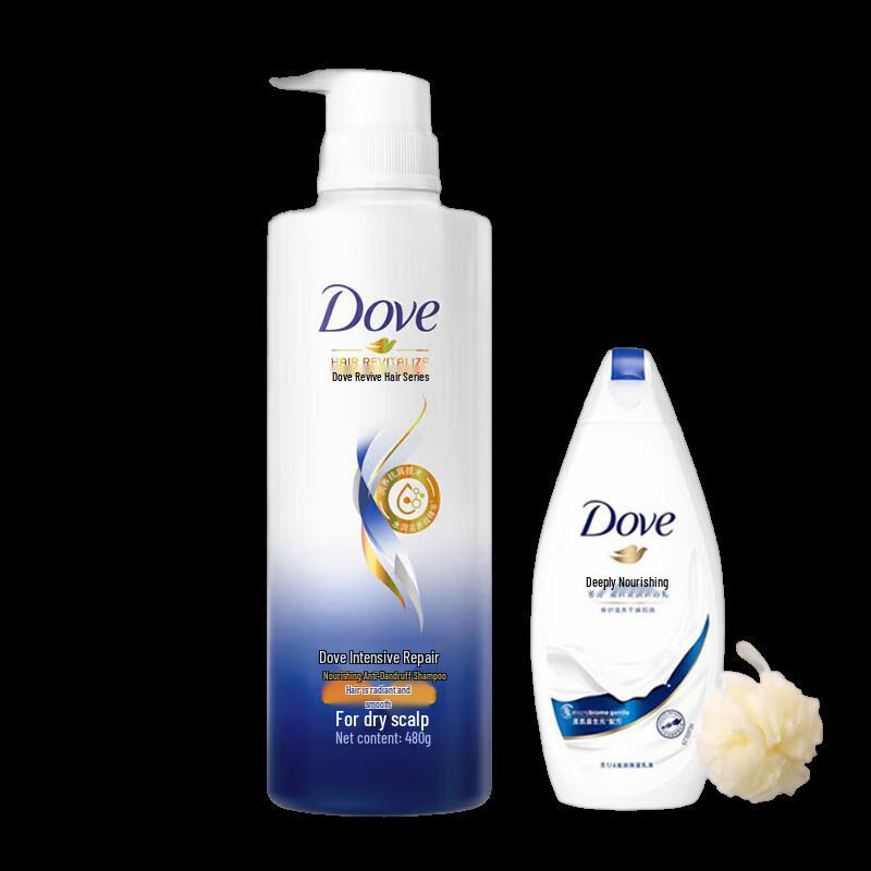 DOVE Intensive Repair Anti-Dandruff Shampoo & Body Wash Set