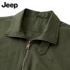 JEEP Men's Outdoor Casual Stand-Collar Washed Jacket