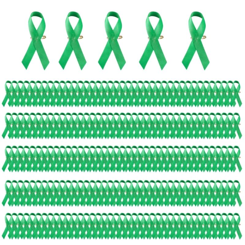 200 stycken Blandade Allmännyttiga Bandbroscher Välgörenhetsbandnålar Bandtextur för Deltagare i Samhällstjänst