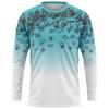 Men's Cycling Jersey UV Protection Mountain Bike T-Shirt MTB Cycling Jersey Off-road BMX Motocross Cycling Jersey Bicycle Long S