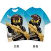 2025 MINISO Ninjago TShirt Cartoon Anime Printing Boys and Girls T-shirt In Summer New Style Street Trends Children's Clothing Short Sleeve