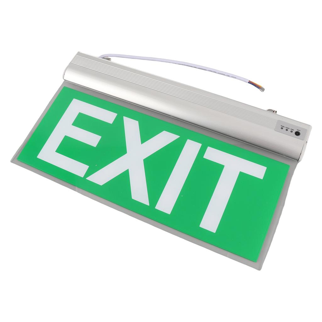 110‑220V Acrylic 3W 12 LEDs Emergency Exit Sign Light Safety Indicator Lamp