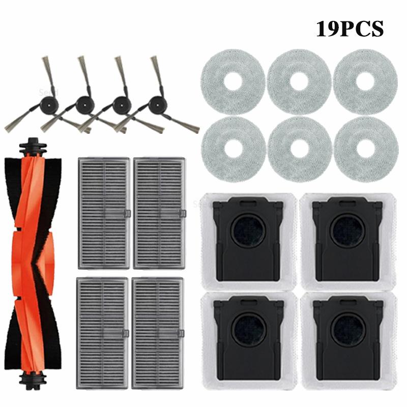 Dreame L40 Ultra / X40 Ultra Robot Vacuum Accessories Dust Bags Mop Main Side Brushes Cloths HEPA Filters Spare Parts