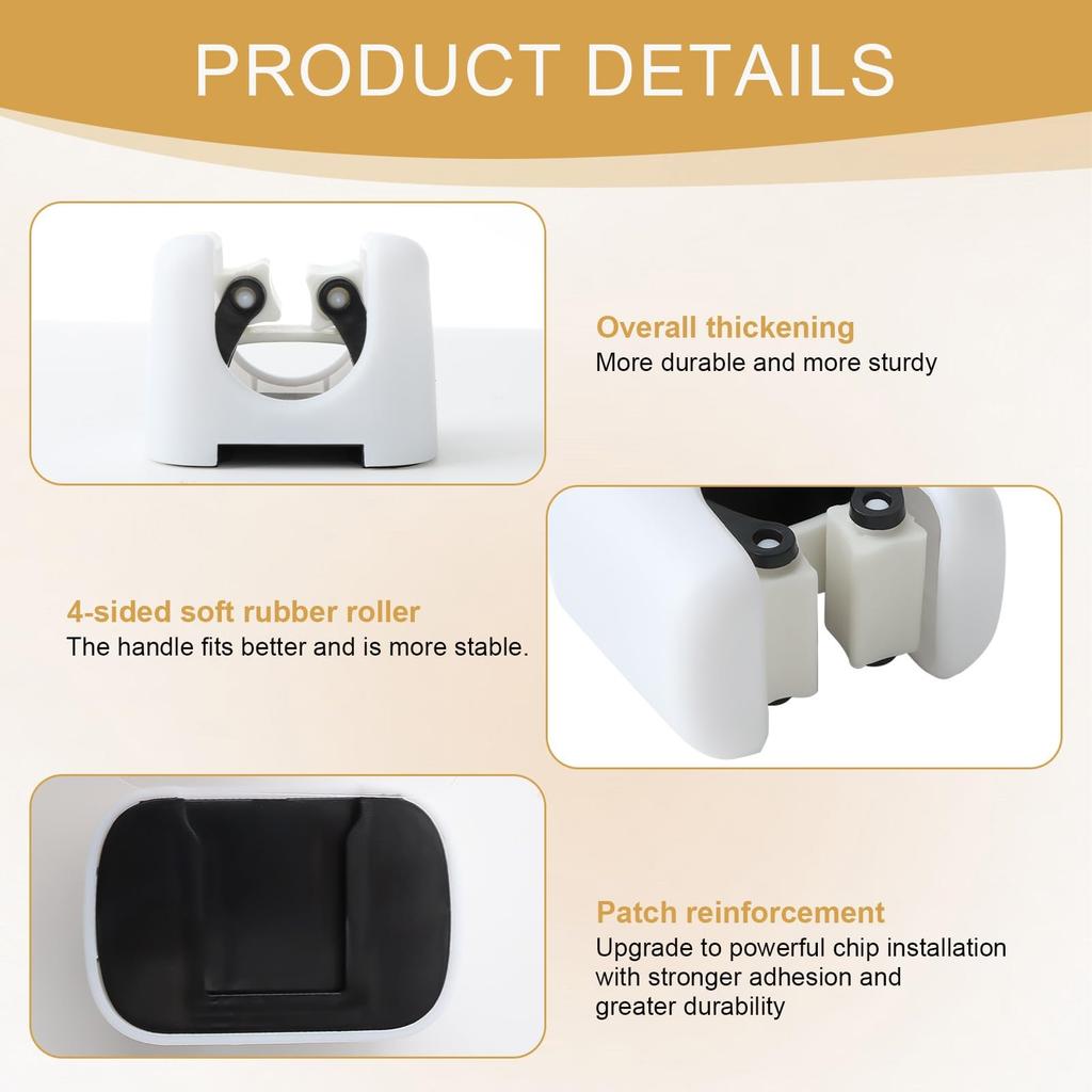 1/2/4pcs Wall Mounted Mop Clip Holder Bathroom No-Punching Mop Brush Broom Holder Rack Kitchen Organizer Holder Hook Accessories