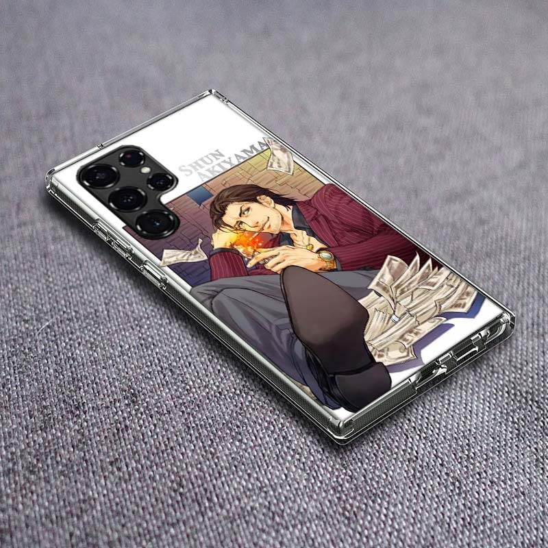 

Yakuza 0 Game Phone Case For Samsung Galaxy S24 S23 S21 S20 FE S22 S26 Ultra S25 Edge S10 Plus Cover Clear TPU Capa Shell Coque Samsung S24 Ultra
