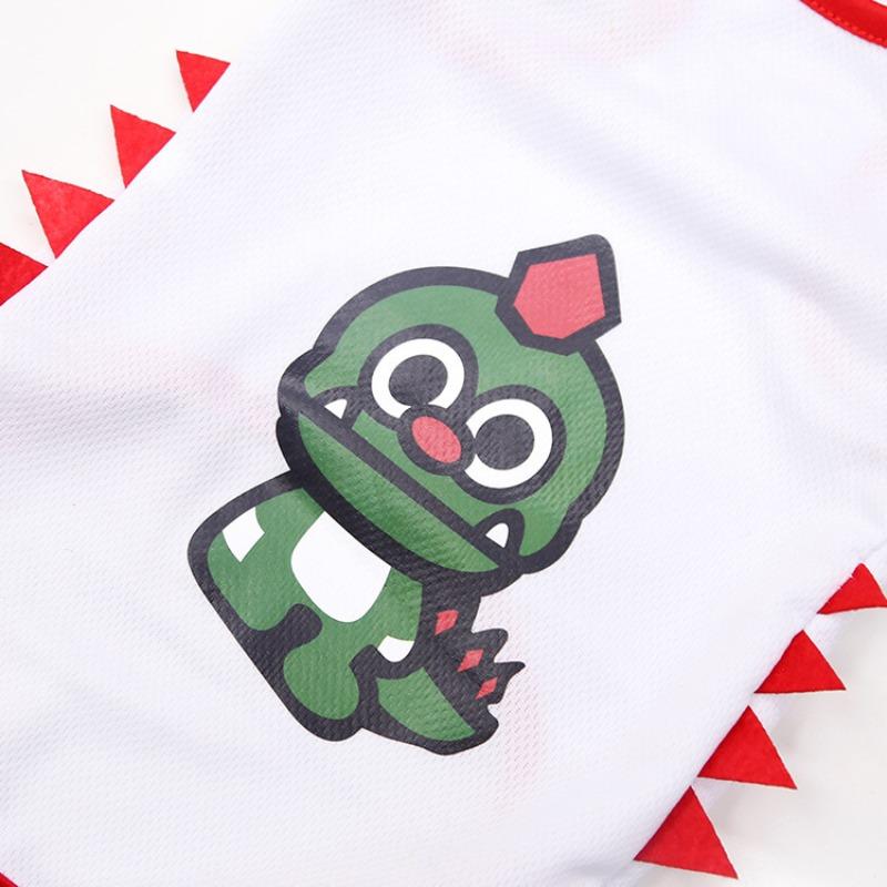 Spring and summer new dog cat pet clothes mesh dinosaur vest dog outdoor sunscreen cat supplies