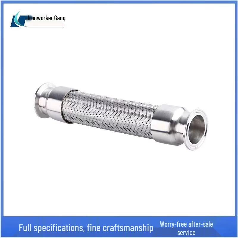 Sanitary 304 Stainless Steel Braided Corrugated Hose
